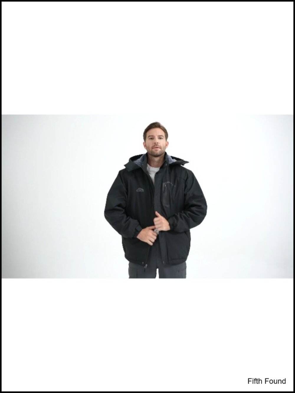 Men's Waterproof Ski Jacket Winter Snow Coat Warm Hooded Windproof Raincoat - Picture 6 of 6